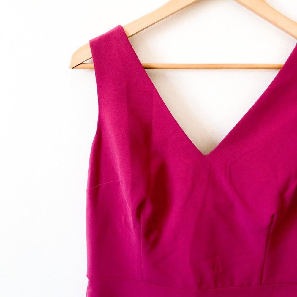 Dynamite Pink Cutout Bow Back Dress Sz Large - Picture 5 of 10